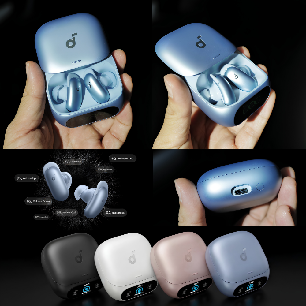 Tai Nghe Bluetooth Soundcore Liberty 5 Pro - D1203 Âm Thanh Hi-Res, Chống Ồn Chủ Động ANC, Cảm Biến Nhịp Tim - Chính Hãng Tai Nghe Bluetooth Soundcore Liberty 5 Pro - D1203 Âm Thanh Hi-Res, Chống Ồn Chủ Động ANC, Cảm Biến Nhịp Tim - Chính Hãng - Hình ảnh 8