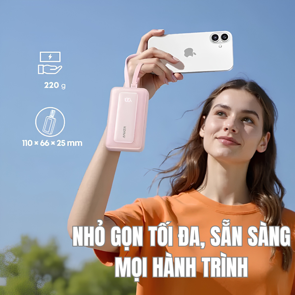 Pin Dự Phòng Anker Zolo 10000mAh 35W - A110L (Tích Hợp Sẵn 2 Cáp USB-C) - Sạc Cùng Lúc 4 Thiết Bị - Hàng Chính Hãng Pin Dự Phòng Anker Zolo 10000mAh 35W - A110L (Tích Hợp Sẵn 2 Cáp USB-C) - Sạc Cùng Lúc 4 Thiết Bị - Hàng Chính Hãng - Ảnh 6