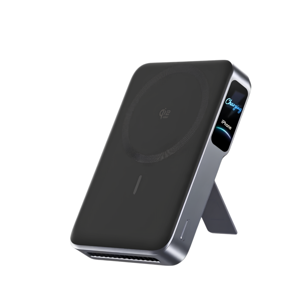 Sạc Dự Phòng Không Dây Anker MagGo 2 Pro A110R - 10000mAh - Qi2.2 - 25W -USB-C PD 45W - Quạt SnapCool A110R