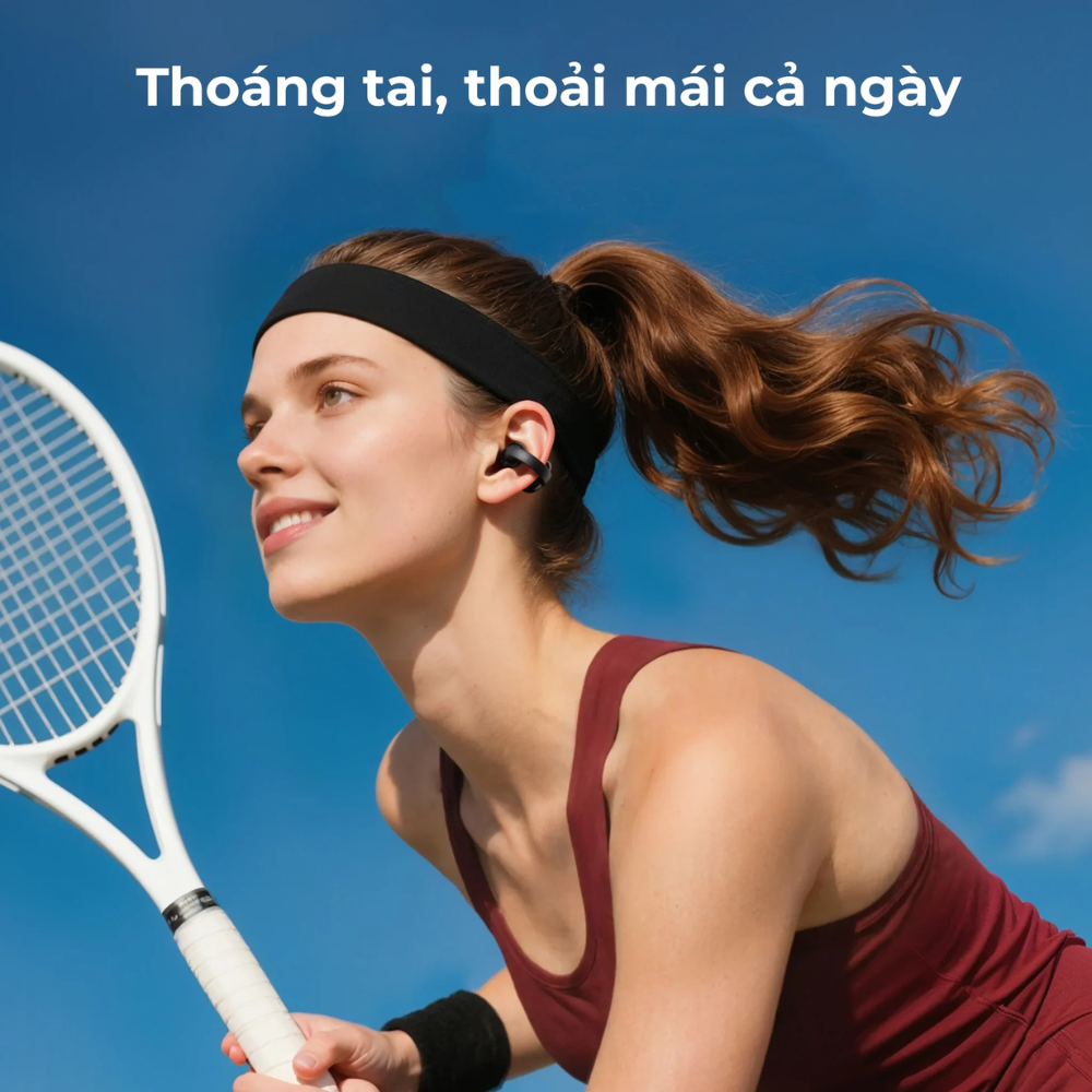 Tai Nghe Kẹp Tai Bluetooth Soundcore C50i - D1101 Chính Hãng - Open-Ear Âm Bát Sâu, Pin 28H Tai Nghe Kẹp Tai Bluetooth Soundcore C50i - D1101 Chính Hãng - Open-Ear Âm Bát Sâu, Pin 28H - Ảnh 6